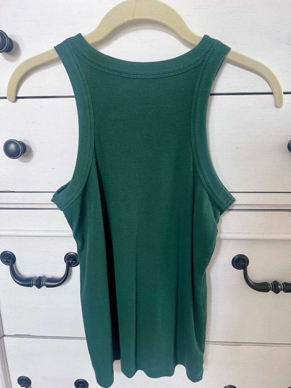 Loft Ribbed High Neck Tank. - Picture 4 of 4